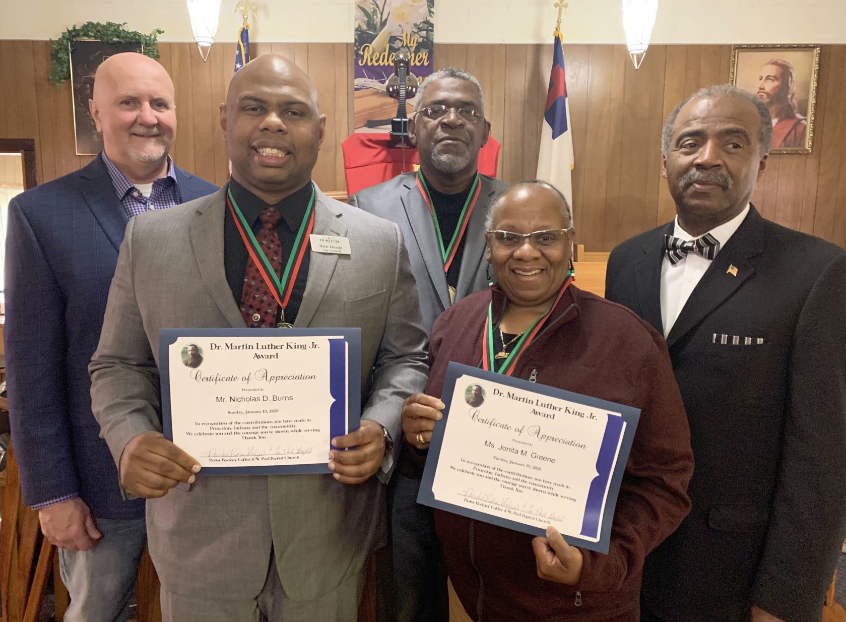 MLK Community Service honorees